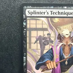 Splinter's Technique 0080 Rare Sorcery Black Teenage Mutant Ninja Turtles WOTC - Image 4