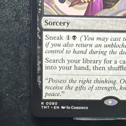 Splinter's Technique 0080 Rare Sorcery Black Teenage Mutant Ninja Turtles WOTC - Image 5