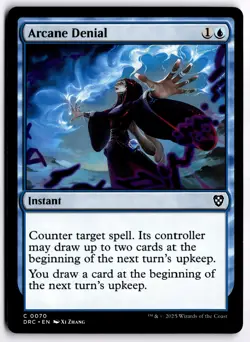 Arcane Denial NM DRC Commander: Aetherdrift MTG - Image 1