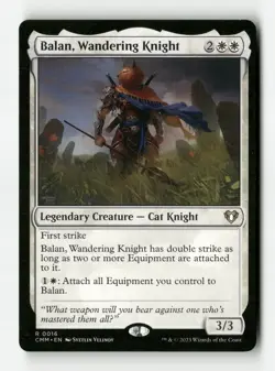 Balan, Wandering Knight - #16 - Non Foil - MTG - Near Mint - Image 1