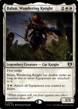 Balan, Wandering Knight 16 CMM Commander Masters NM - Image 1