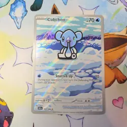Cubchoo Illustration Rare Black Bolt 109/086 Pokemon TCG - Image 1