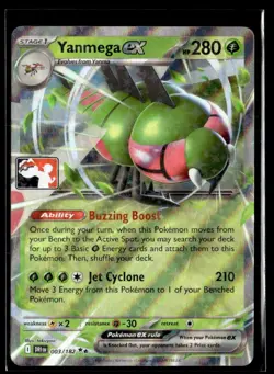 2025 Scarlet & Violet Series - Destined Rivals Prize Pack Play Stamp Yanmega ex - Image 1