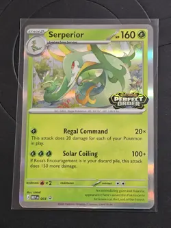 Perfect Order Build & Battle Deck Pokemon Serperior MEP 064 Promo - Image 1