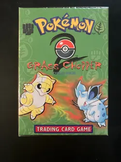 Pokemon GRASS CHOPPER Theme Deck WOTC FACTORY SEALED 1999 - Image 1