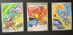 Pokemon Bulbasaur Charmander Squirtle Holo Promo Set NM Pack Fresh - Image 1