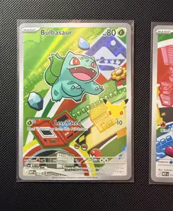 Pokemon Bulbasaur Charmander Squirtle Holo Promo Set NM Pack Fresh - Image 2