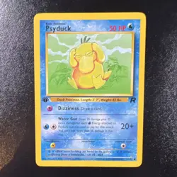 Pokemon Psyduck 65/82 Team Rocket Common 1st Edition Regular NM - Image 1