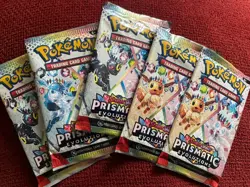Pokemon TCG: Scarlet and Violet Prismatic Evolutions x 5 Booster Packs *Sealed* - Image 1
