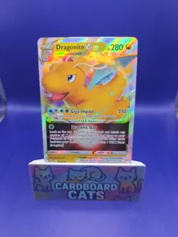Dragonite VSTAR 050/078 Ultra Rare Pokemon GO Set Pokemon TCG Near Mint - Image 1