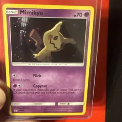Pokemon TCG Mimikyu SM Black Star Promo SM99 Holo Promo - Image 2