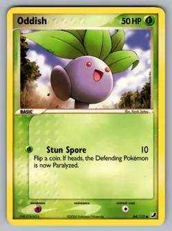 Oddish Common Unseen Forces 64/115 Pokemon NM - Image 1