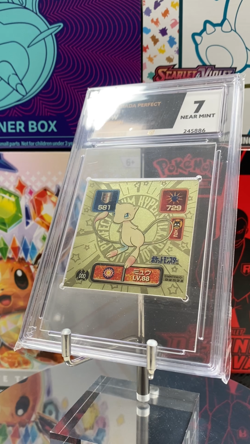 1996 Pokemon Mew Holo Hyper Amada Sticker Perfect A1 #000 Japanese ACE 7 NR MT - Image 2