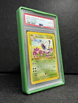 1999 Pokemon Jungle 1st Edition Butterfree #33/64 PSA 10 - Image 3