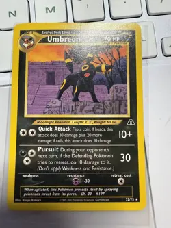Vintage Pokemon TCG Umbreon Neo Discovery 32/75 Non-Holo Rare - Image 1