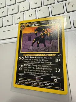 Vintage Pokemon TCG Umbreon Neo Discovery 32/75 Non-Holo Rare - Image 3