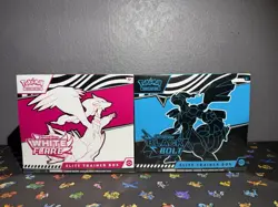 Pokemon Black Bolt and White Flare Elite Trainer Box ETB Set of 2 - Image 1