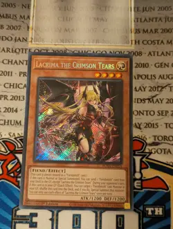 Lacrima the Crimson Tears-ROTA-EN014-Secret Rare-1st Edition-Yugioh! - Image 1