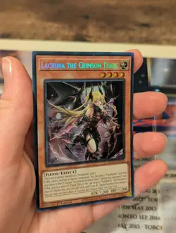 Lacrima the Crimson Tears-ROTA-EN014-Secret Rare-1st Edition-Yugioh! - Image 2