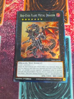 Yu-Gi-Oh! Red-Eyes Flare Metal Dragon RA01-EN038 Collector's Rare 1st Edition NM - Image 1