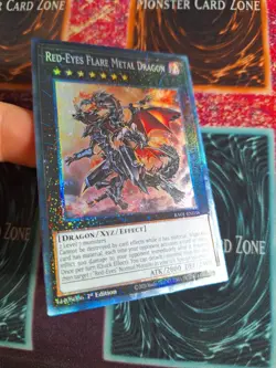 Yu-Gi-Oh! Red-Eyes Flare Metal Dragon RA01-EN038 Collector's Rare 1st Edition NM - Image 2