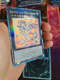 Yu-Gi-Oh! Red-Eyes Flare Metal Dragon RA01-EN038 Collector's Rare 1st Edition NM - Image 3
