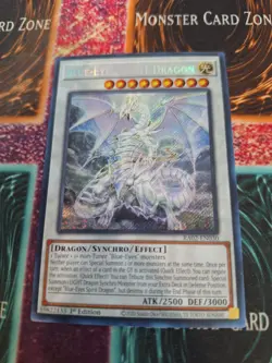 Yugioh Blue-Eyes Spirit Dragon RA02-EN030 Secret Rare 1st Edition Near Mint - Image 1