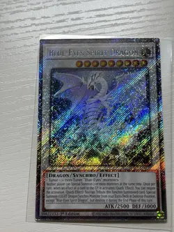 Yu-Gi-Oh! Blue-Eyes Spirit Dragon RA02-EN030 Platinum Rare 1st Edition - Image 1