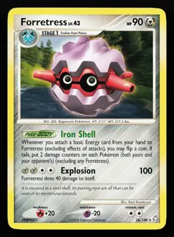 Forretress 28/146 Rare Legends Awakened Pokemon Card - Image 1