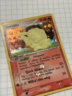 Pokemon Ninetales EX TCG Reverse Holo Rare Card 22/101 Hidden Legends - Image 5