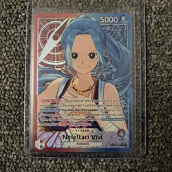 Bandai Nefeltari Vivi (Alt art) Leader Holo EB03-001 One Piece CCG Card - Image 1