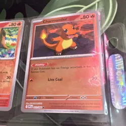 Pokemon Cute Fire-Type 9 Card Lot holo/reverse holo - Bulk/binder page filler - Image 5