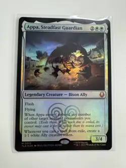 Appa, Steadfast Guardian #10 (Foil) (NM) TLA Magic MTG - Image 1