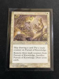 Mtg X1 Pursuit Of Knowledge Stronghold Magic The Gathering - Image 1