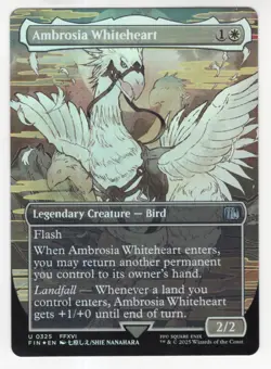 MTG Final Fantasy Foil Uncommon #0325 Ambrosia Whiteheart - Image 1