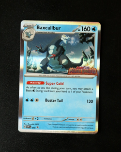 Pokemon Card TCG - Baxcalibur SVP019 - Paldea Evolved - Black Star Promo - NM ⭐ - Image 1