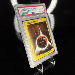 PSA 10 Fighting Energy McDonald's Holo 2002 Japanese Pokemon (Swirl) - Image 3