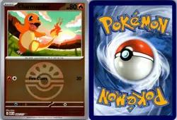 Charmander (Friend Ball) 020/217 Holo C ME: Ascended Heroes Pokemon NM - Image 3