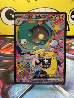 Pokemon Ascended Heroes Ionos Bellibolt ex 279/217 Special Illustration Rare SIR - Image 1