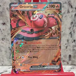 Pokemon Oricorio ex Double Rare Holo Me02 Phantasmal Flames 018/094 Basic 190HP - Image 1