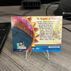 2000 Topps Pokemon TV Series Foil #OR12 Orange Islands A Shipful of Shivers Blue - Image 2