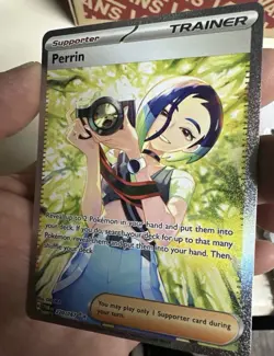 2024 Pokemon Perrin 220/167 Twilight Masquerade SIR *MINT/NM* PACK FRESH - Image 2