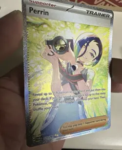 2024 Pokemon Perrin 220/167 Twilight Masquerade SIR *MINT/NM* PACK FRESH - Image 3