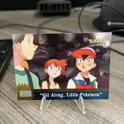 Topps Pokemon TV Animation Git Along Little Pokemon Orange Island Foil Blue Logo - Image 1