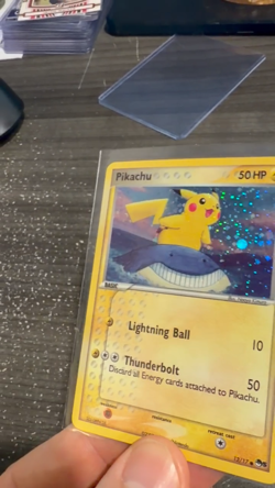 2007 Pokemon POP Series 5 Pikachu 12/17 Holo Inverted Back Error Swirl Rare - Image 2