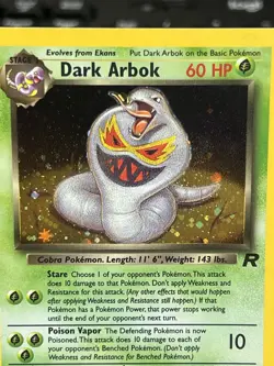 Pokemon TCG - 2000 Dark Arbok 2/82 - Holo Rare - Team Rocket - NM/LP - Image 5