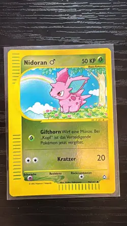 Nidoran - Aquapolis 96/147 2002 - E Reader - Pokemon TCG - WOTC - Reverse Holo - Image 1
