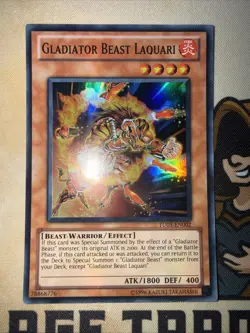 Gladiator Beast Laquari - TU05-EN002 - Super Rare - Turbo Pack LP - Image 3
