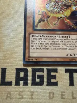 Gladiator Beast Laquari - TU05-EN002 - Super Rare - Turbo Pack LP - Image 5