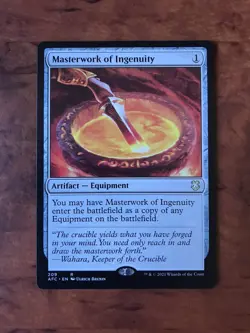 Masterwork of Ingenuity MTG Magic the Gathering Card NM Mint Forgotten Realm AFC - Image 1